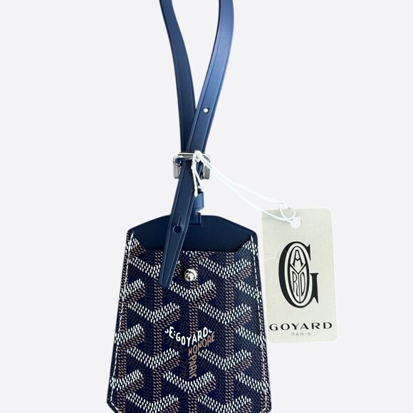 Goyard Other - Goyard Navy Luggage Tag